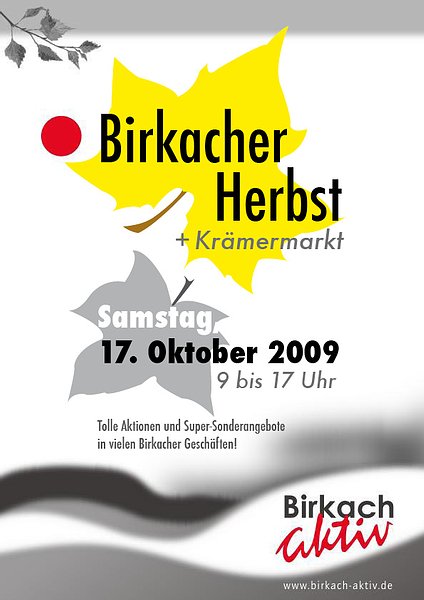 Birkacher Herbst – findet statt!