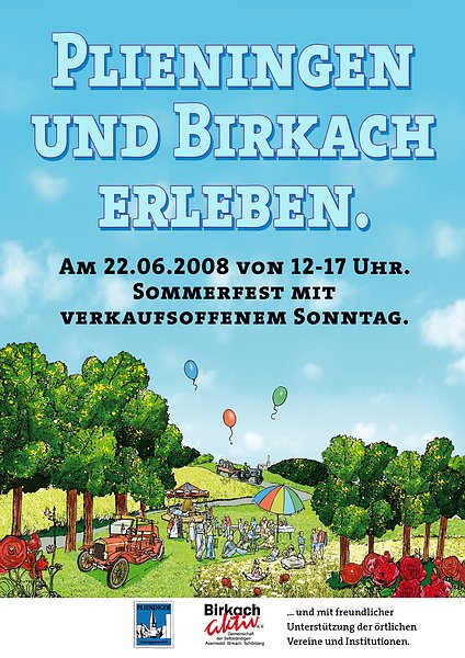 Einkaufen und Feiern am Sonntag 22.06.2008